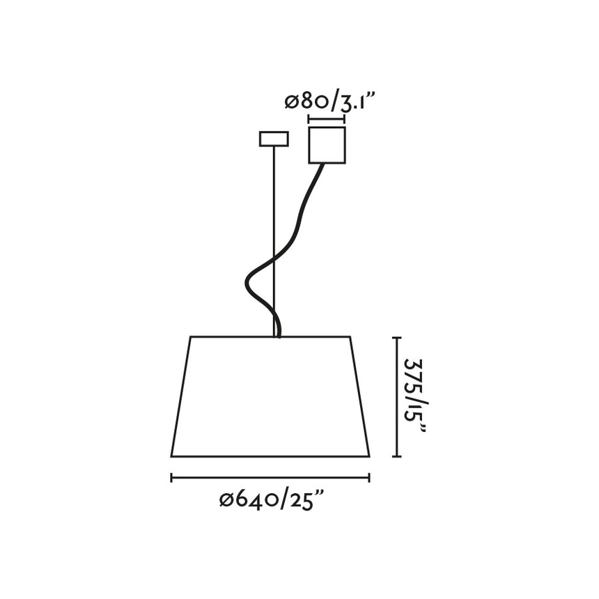 Lámpara de techo colgante Faro Windsor E27 LED negro y gris 20231-132