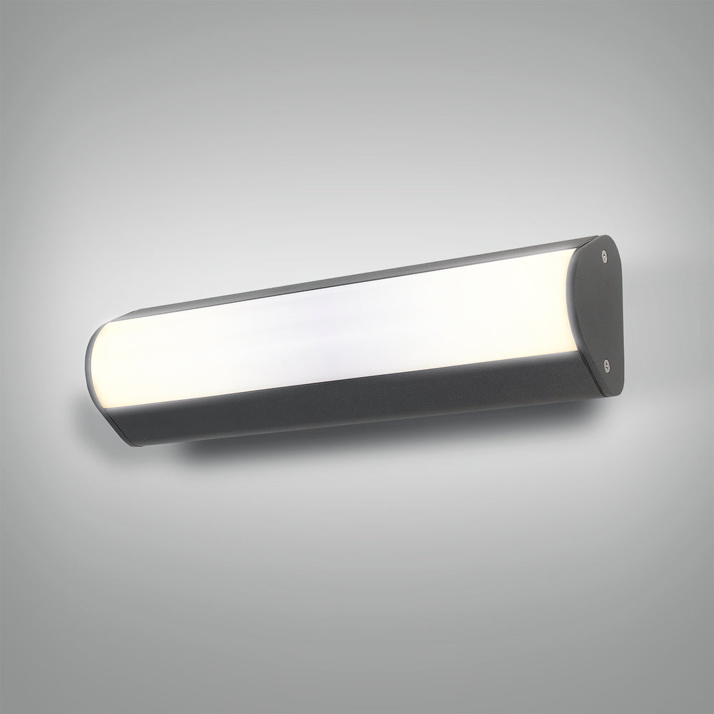 ACB Aka Wall Light 16/2024-30 Textured Black, LED 20W 3000K 1550lm, CRI90 IP54, integrated LED A202410N
