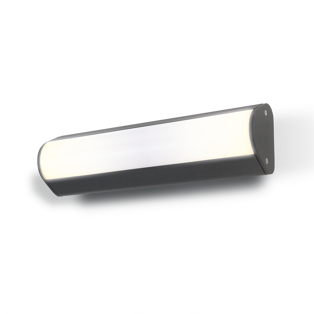 ACB Aka Wall Light 16/2024-30 Textured Black, LED 20W 3000K 1550lm, CRI90 IP54, integrated LED A202410N