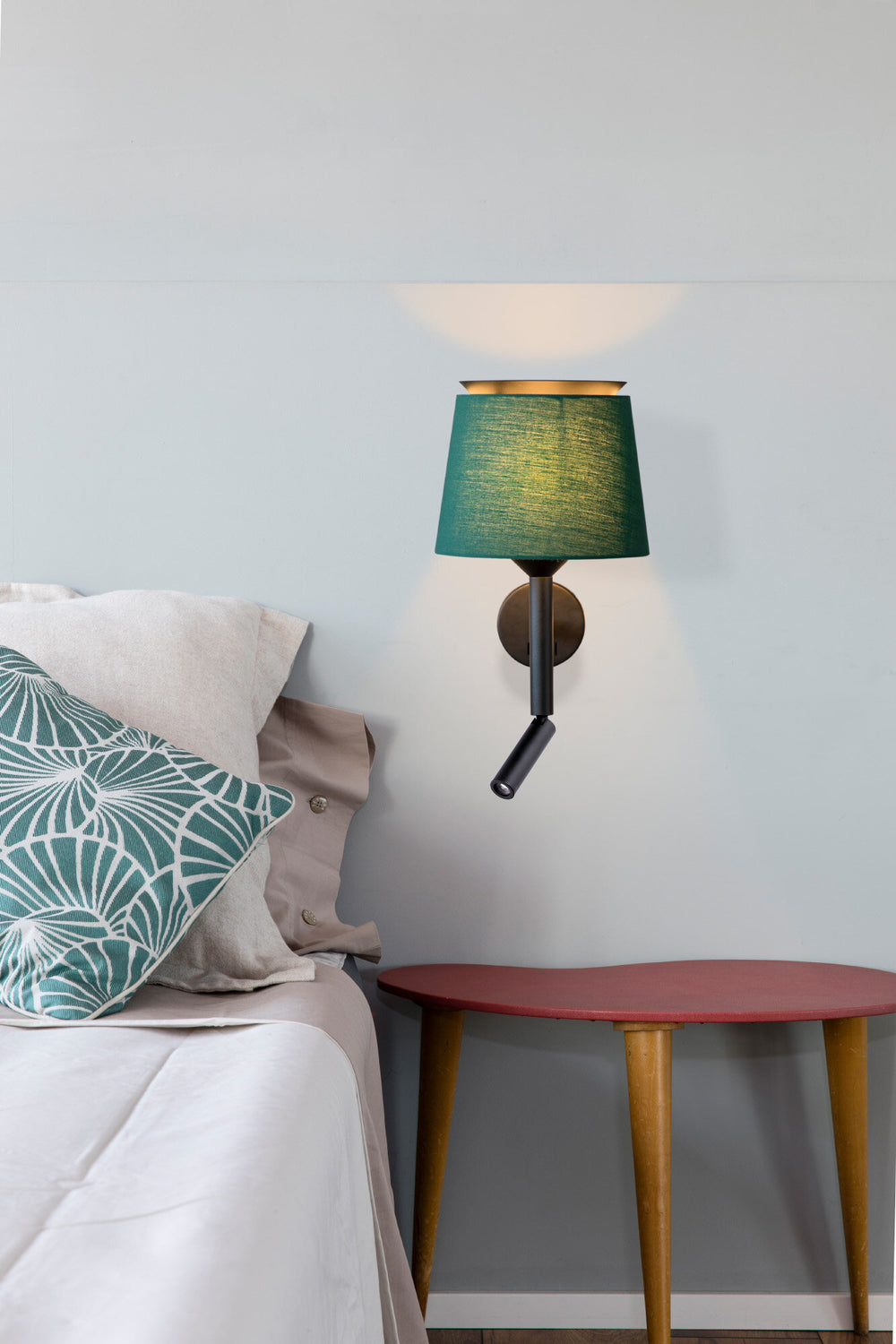 Faro SAVOY Wall lamp with black/green reader 20303-94