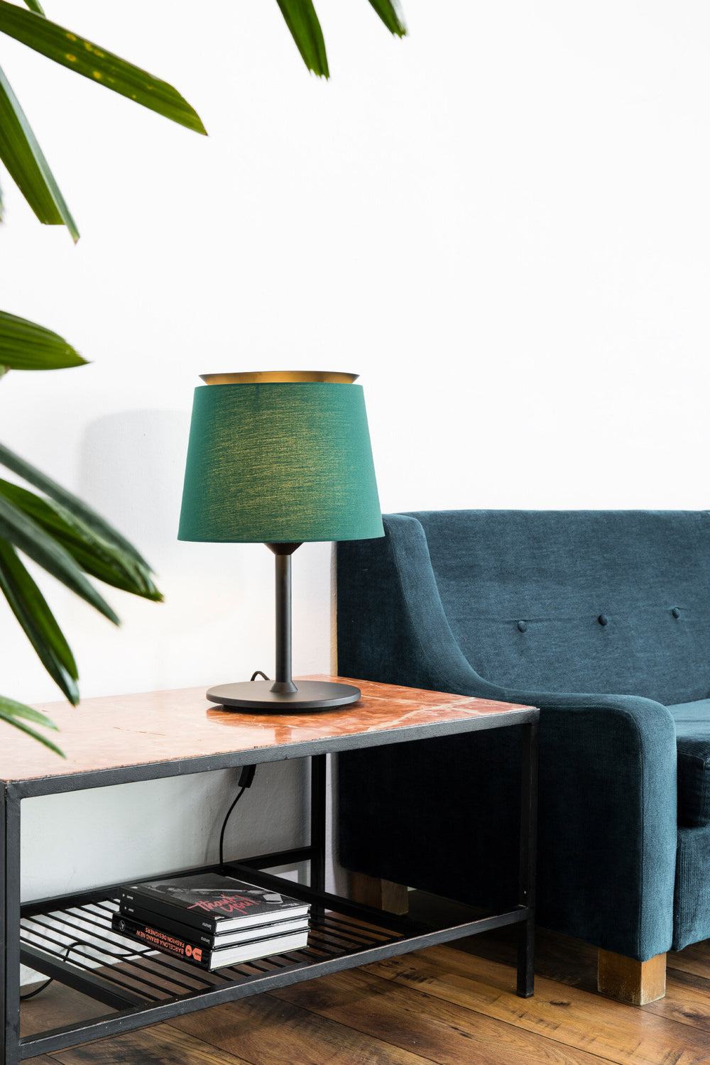 Faro SAVOY Black/green table lamp 20305-84