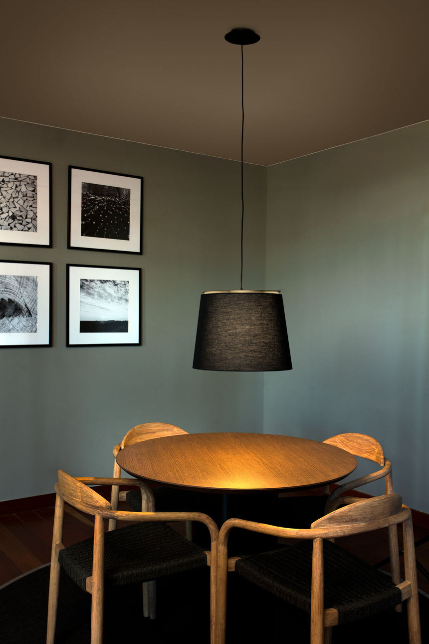 Faro SAVOY Black/black pendant lamp 20309-90