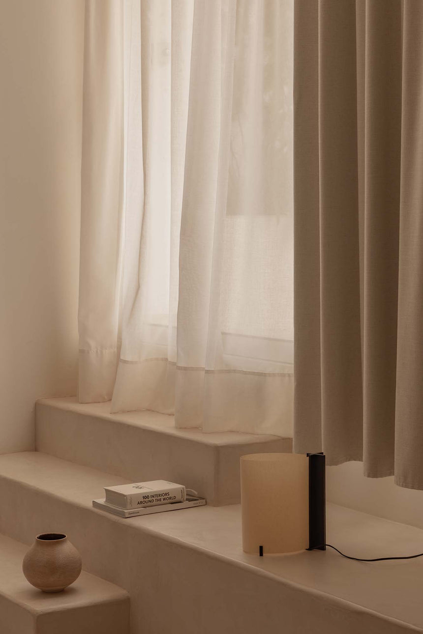 Lámpara de mesa Faro Cata LED negro 2200K 20325