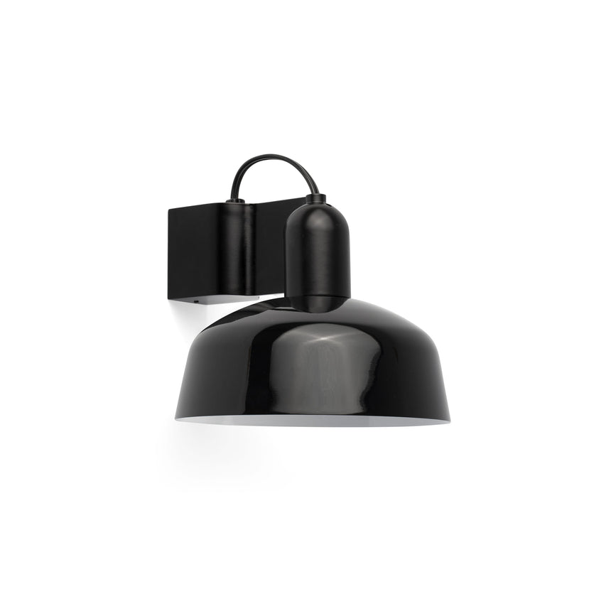 Lámpara de pared aplique Faro Tatawin E27 LED negro 20335-141