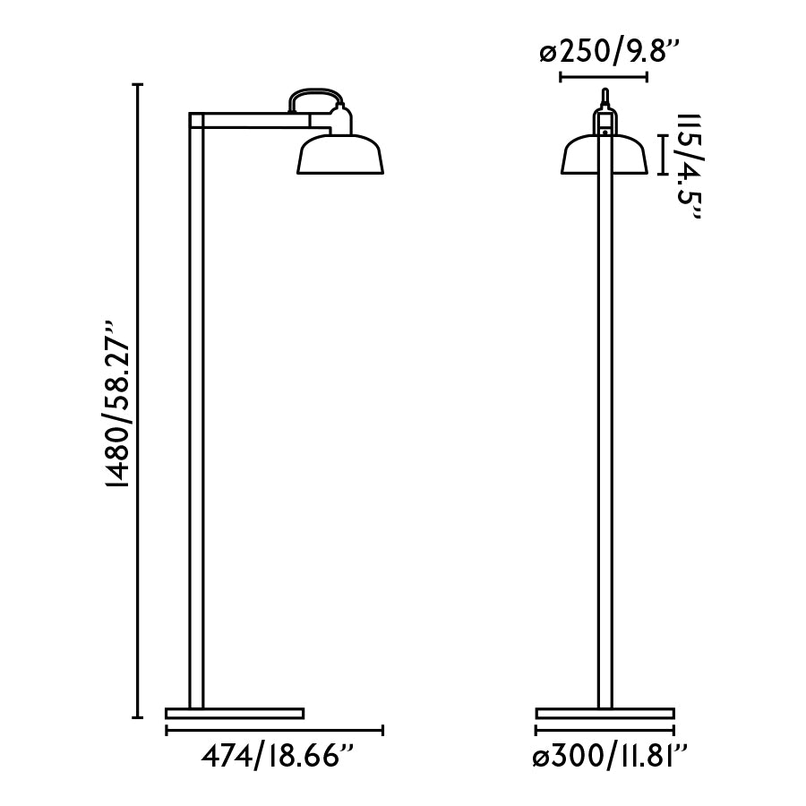 Faro TATAWIN White living room floor lamp 20336-119