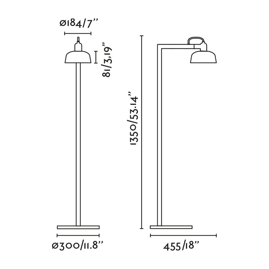 Lámpara de pie salón Faro Tatawin E27 LED azul grisaceo 20336-147 - vista alternativa