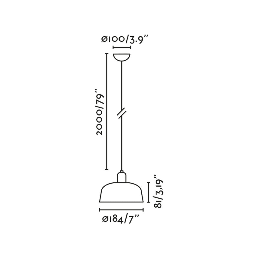 Lámpara de techo colgante Faro Tatawin 1 luz E27 LED negro 20339-141 - vista alternativa
