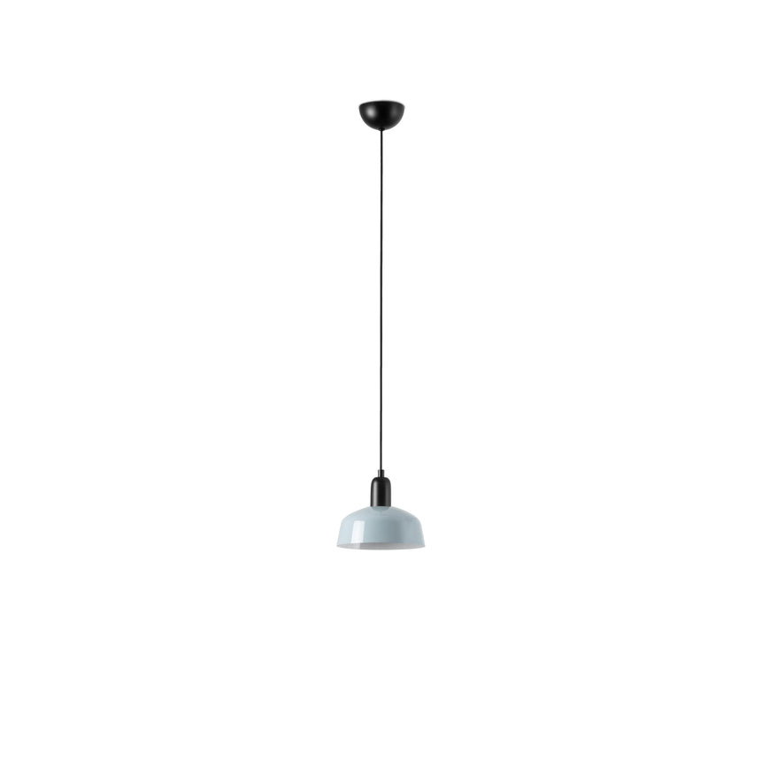 Lámpara de techo colgante Faro Tatawin 1 luz E27 LED azul grisaceo 20339-142