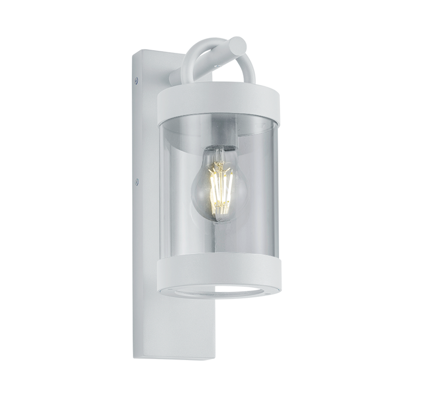 Trio Sambesi White mat aluminum exterior wall light 204160131