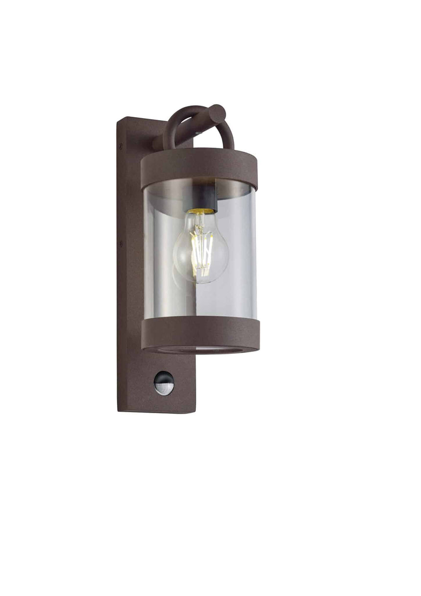Trio Sambesi Rust Aluminum Exterior Wall Light 204169124