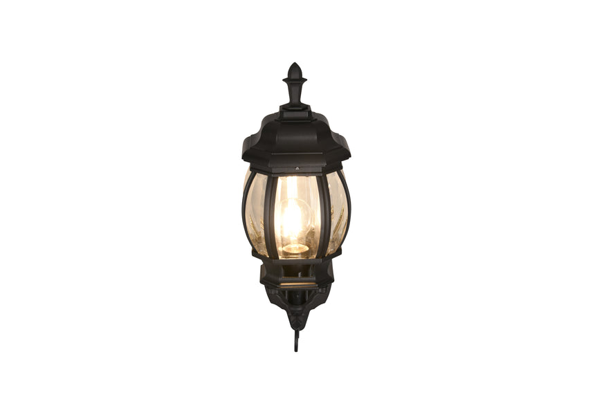 Trio Elvo Outdoor wall light above black 206967132
