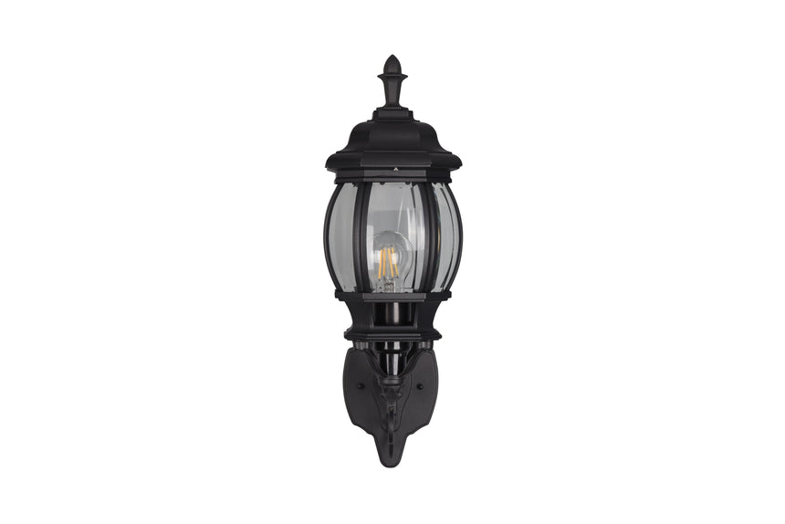 Trio Elvo Outdoor wall light above black 206967132