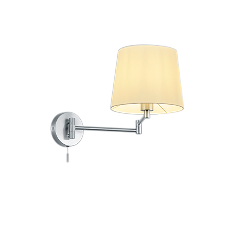 Aplique de pared Trio Lyon níquel mate 32,5cm 209100107