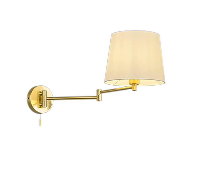 Aplique de pared Trio Lyon bronce mate 32,5cm 209100108