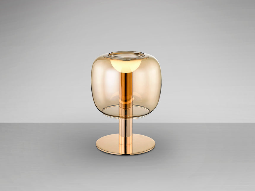 Schuller Icon Table Lamp gold/Amber 209229