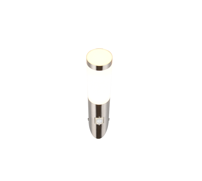 Aplique de exterior Trio Trioto LED níquel mate 3000K IP44 39cm 209769107
