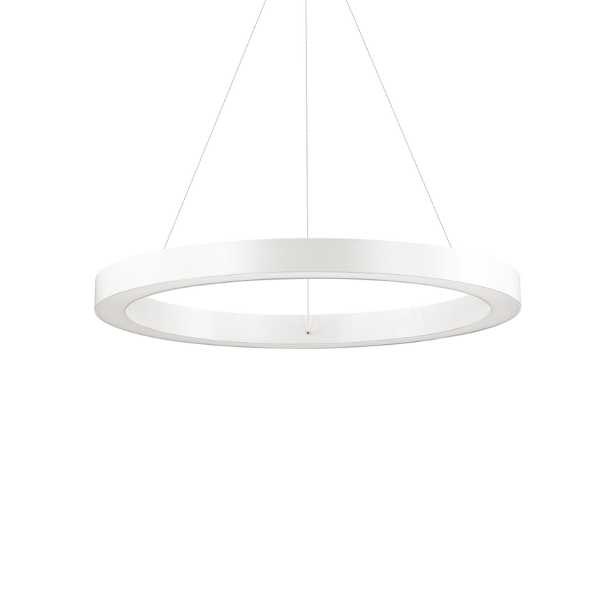 Lámpara colgante Ideal Lux Oracle blanco LED 33W Ø60cm 211398