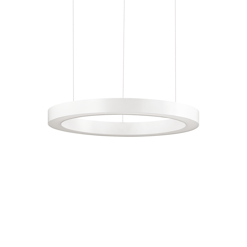 Lámpara colgante Ideal Lux Oracle blanco LED 28W Ø50cm 211404