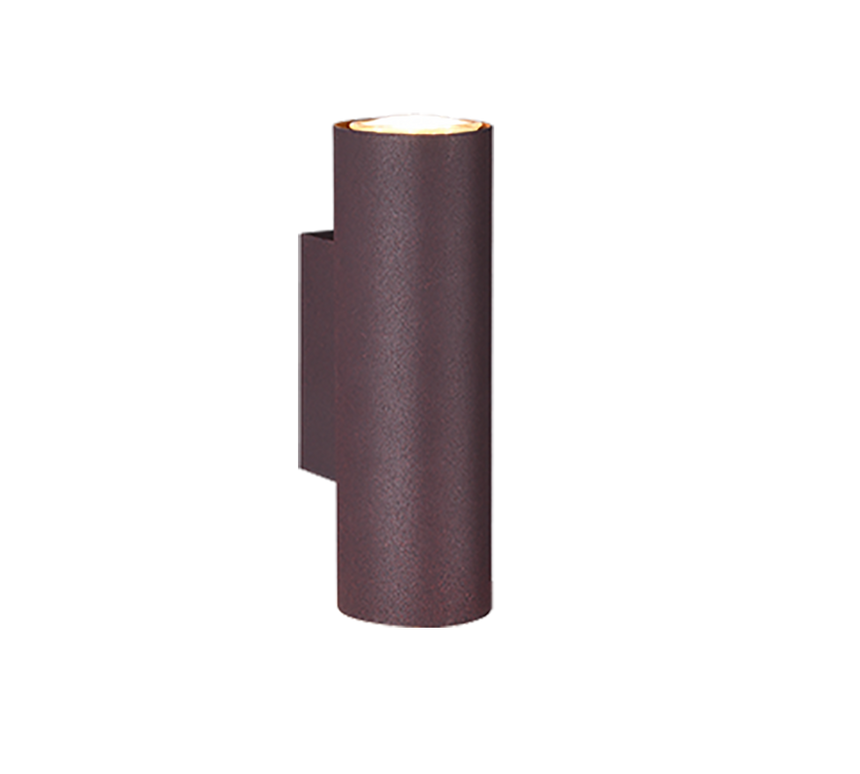 Aplique de pared Trio Marley 2 luces óxido arriba y abajo 2