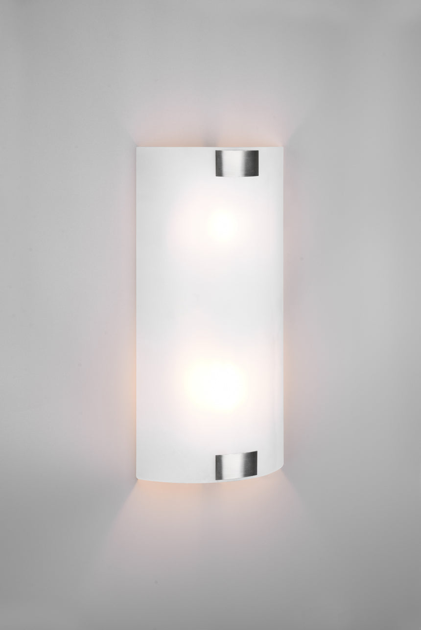 Aplique de pared Trio Pura LED níquel mate 2700K 40cm 212700207