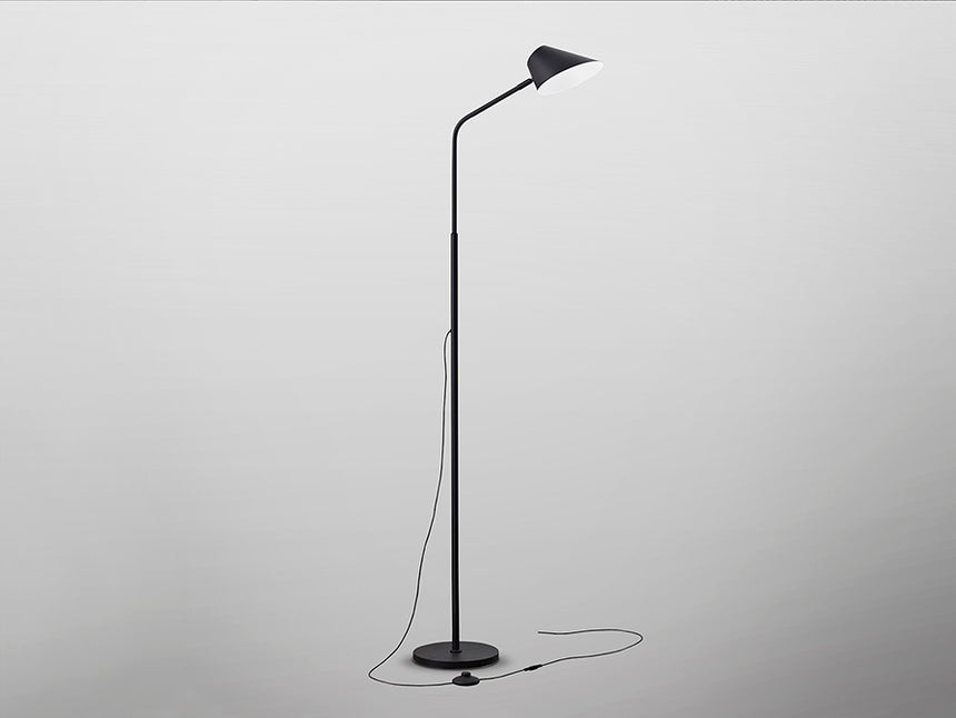Lámpara de pie de salón Schuller Esino LED 1 luz negro CCT orientable con mando 158cm 215732 - imagen 6