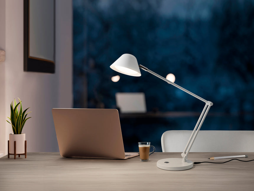 Lámpara de sobremesa Schuller Taros LED 1 luz blanco CCT 46cm 215855