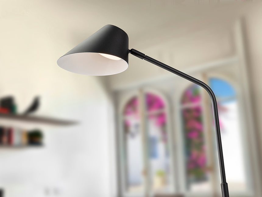 Lámpara de sobremesa Schuller Esino grande LED 1 luz negro CCT orientable con mando 77cm 215930 - imagen 4