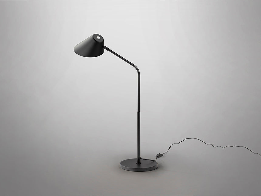Lámpara de sobremesa Schuller Esino grande LED 1 luz negro CCT orientable con mando 77cm 215930 - imagen 5