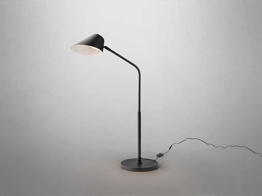Lámpara de sobremesa Schuller Esino grande LED 1 luz negro CCT orientable con mando 77cm 215930 - imagen 6