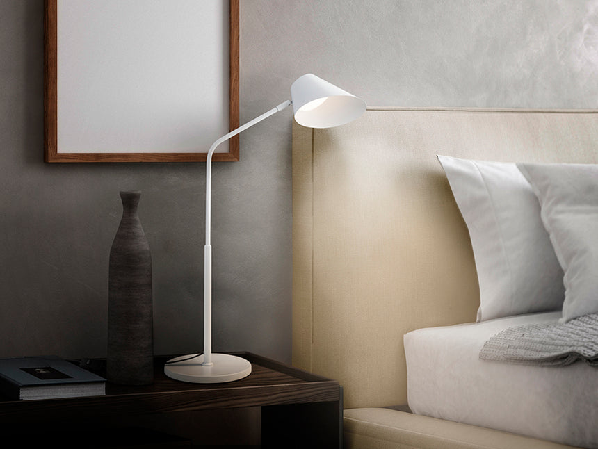 Schuller Esino Lámpara sobremesa 1 luz blanco 215992