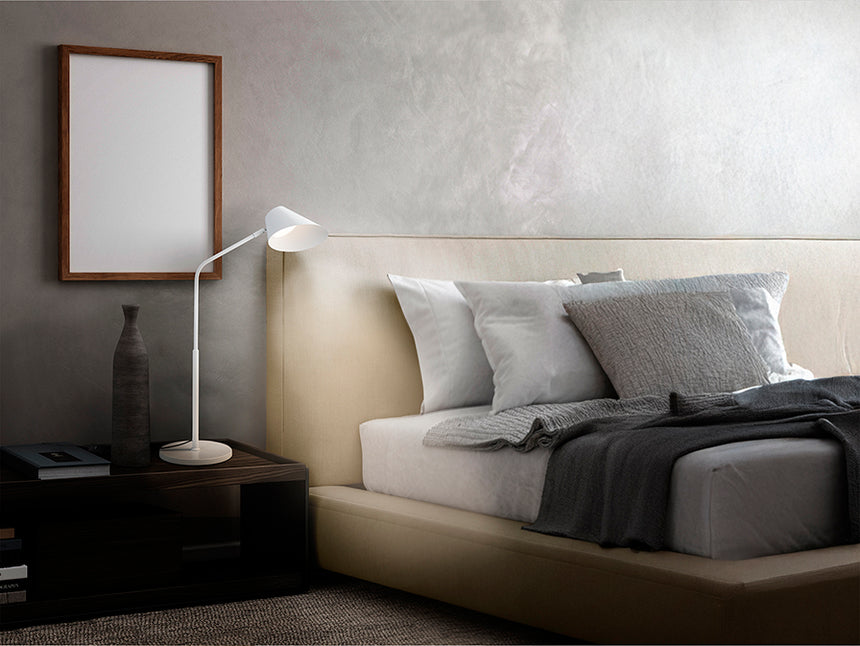 Schuller Esino Lámpara sobremesa 1 luz blanco 215992