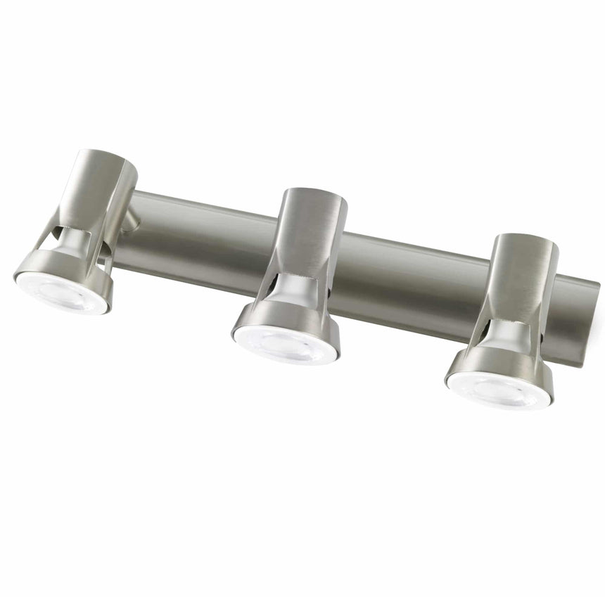 Sulion Kody Aplique de metal de 3 focos en acabado níquel - KODY 216002