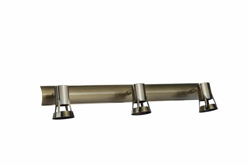 Sulion Kody Wall Lamp with 3 metal spotlights in old leather finish - KODY 216005