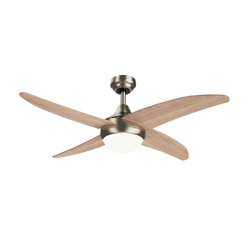 Sulion Ventilador de techo ACHILIA níquel con luz 2171432