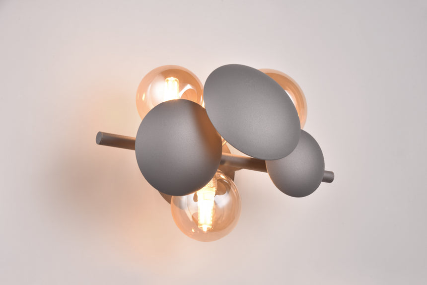Aplique de pared Trio Bubble LED antracita 3000K 217400342