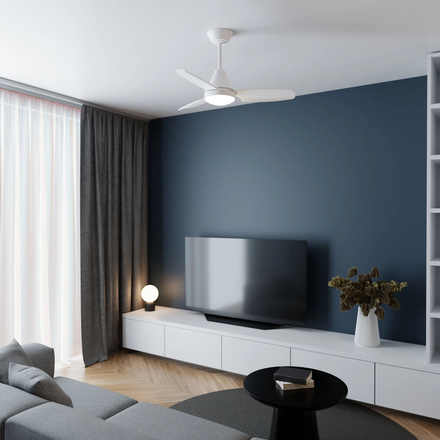 Sulion Ventilador de techo GULL blanco con luz 2181660