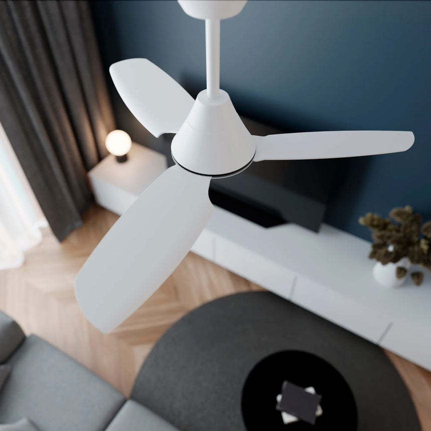 Sulion Ventilador de techo GULL blanco con luz 2181660