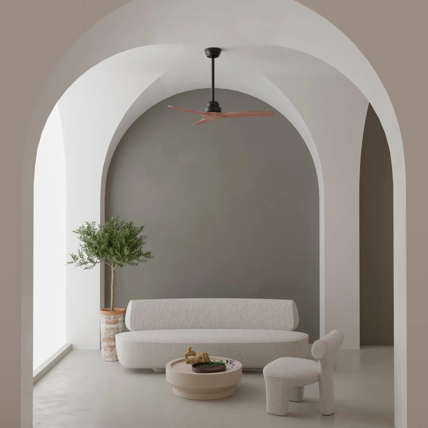 Sulion Ventilador de techo exterior BALCONY madera oscura 2181714