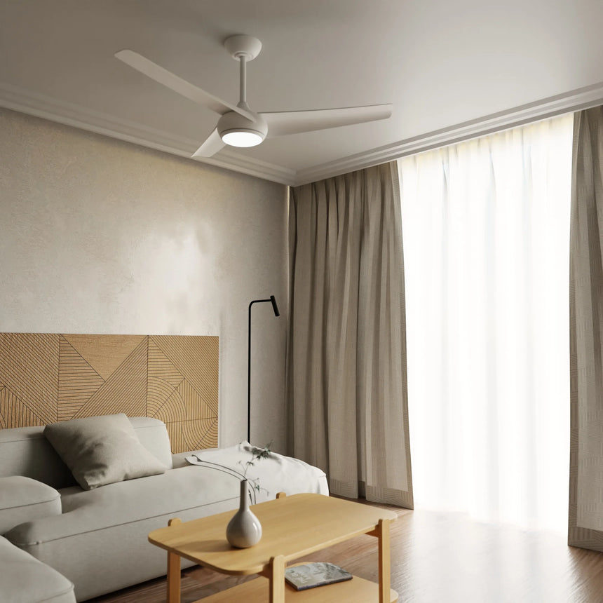 Sulion ROBB white ceiling fan with light 2181813