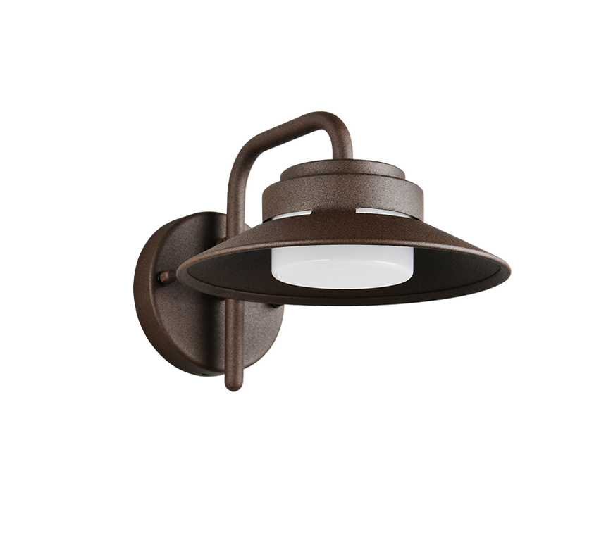 Aplique de exterior Trio Atrato LED rusty 4000K IP44 218260124