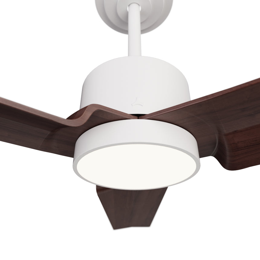 Sulion ANNE ABS wood color ceiling fan with light 2183374