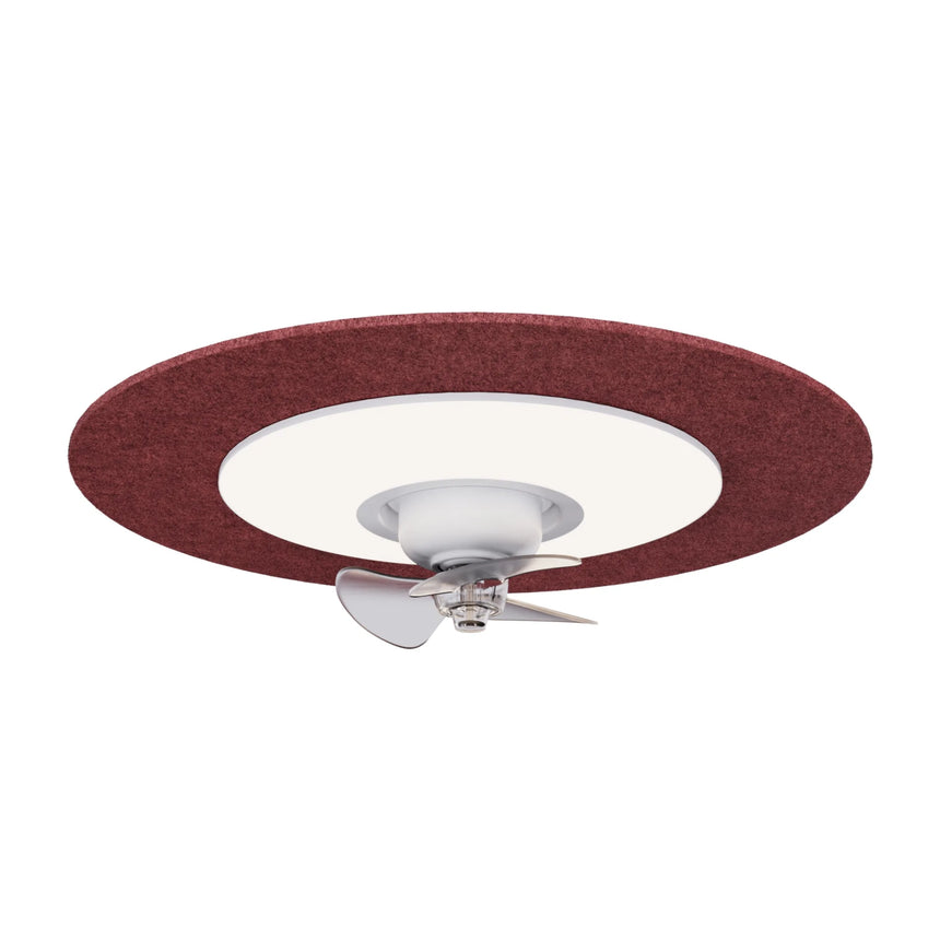Sulion SERENA burgundy acoustic ceiling fan with light 2185545