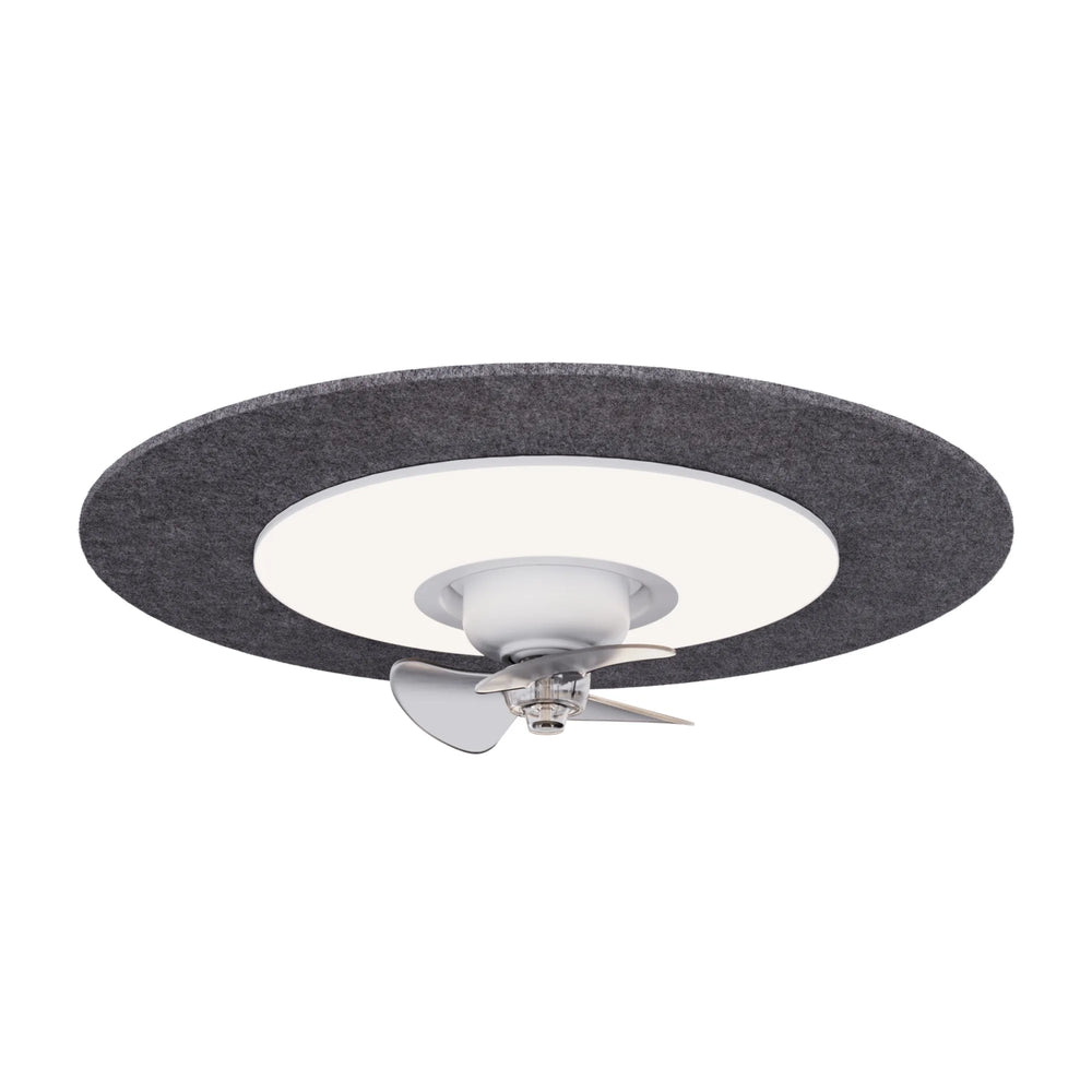 Sulion SERENA gray acoustic ceiling fan with light 2185552