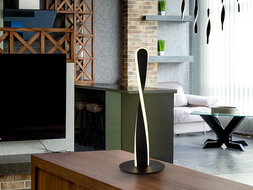 Schuller Twist Table Lamp black 219464