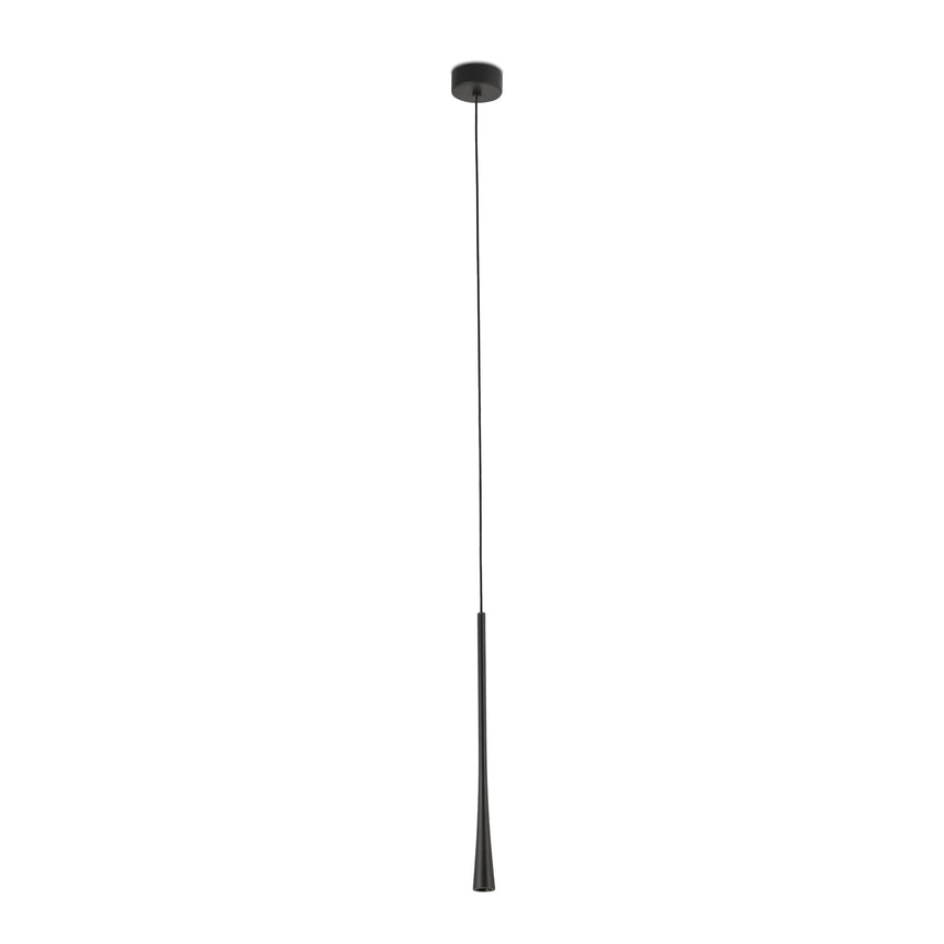 Lámpara de techo colgante Faro Diana LED negro 2700K 22005