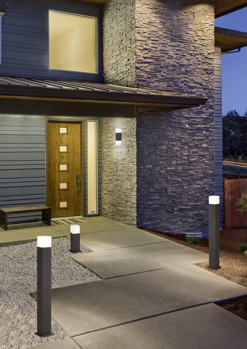 Trio Hudson Anthracite Aluminum LED Outdoor Wall Light 220060242