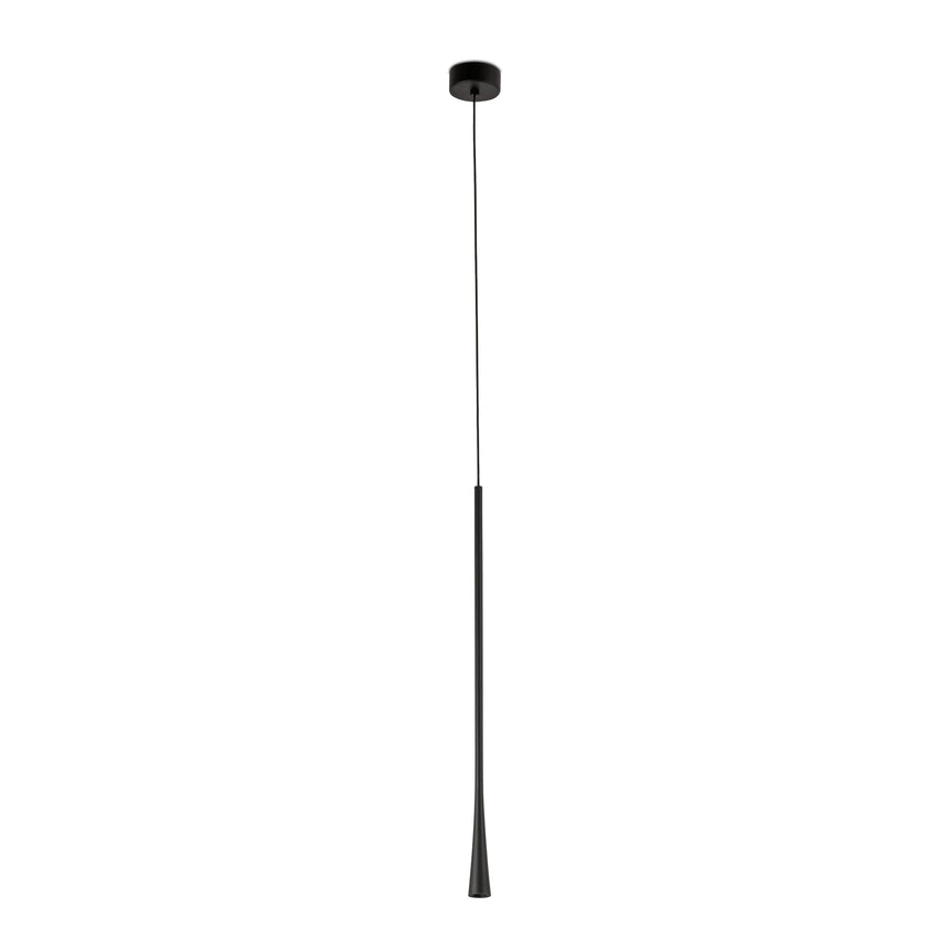 Lámpara de techo colgante Faro Diana LED negro 2700K 22011