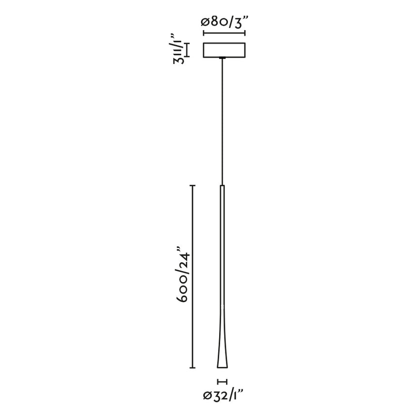 Lámpara de techo colgante Faro Diana LED oro satinado 2700K 22014