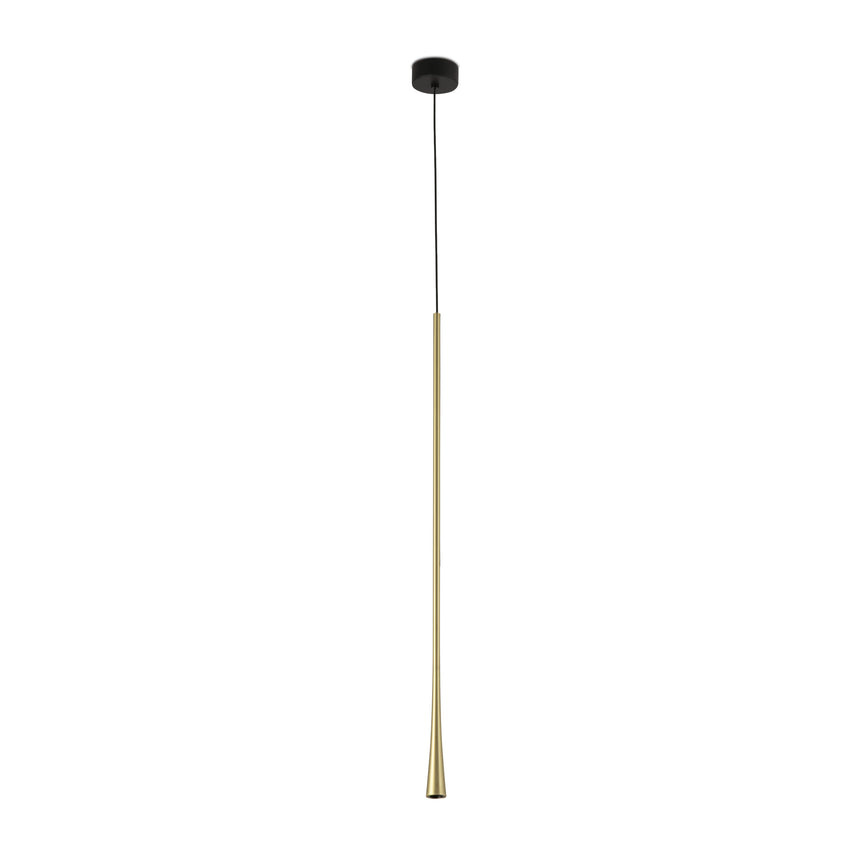 Lámpara de techo colgante Faro Diana LED oro satinado 2700K 22020