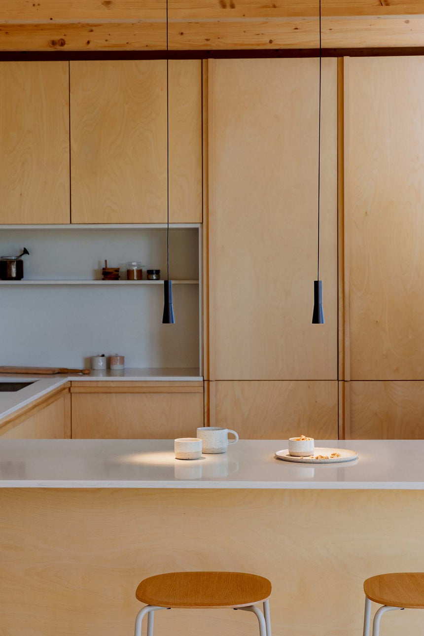 Lámpara de techo colgante Faro Nina LED negro mate 2700K 22023